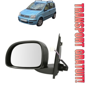 Oglinda Stanga FIAT PANDA Hatchback Van (169_) din 2004 - 2011, Auto, Reglaj electric, Completa