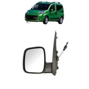 Oglinda Stanga FIAT QUBO (225_) din 2008 - 2015, Auto, Reglaj mecanic, Completa - Img 2