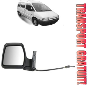 Oglinda Stanga FIAT SCUDO Bus (220_) din 1996 - 2006, Auto, Reglaj mecanic, Completa