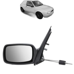 Oglinda Stanga FORD FIESTA Hatchback Van (JV_) din 1998 - 2003, Auto, Reglaj mecanic, Completa - Img 2