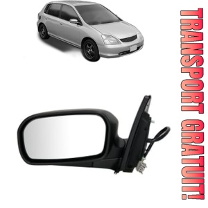 Oglinda Stanga HONDA CIVIC VII Hatchback (EU, EP, EV) din 2000 - 2005, Auto, Reglaj electric, Completa
