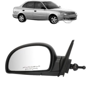 Oglinda Stanga HYUNDAI ACCENT II Saloon (LC) din 1999 - 2006, Auto, Reglaj mecanic, Completa - Img 2