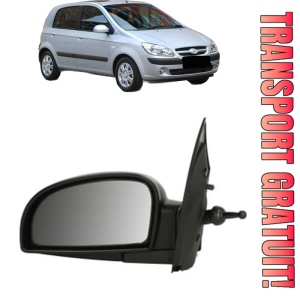Oglinda Stanga HYUNDAI GETZ (TB) din 2002 - 2010, Auto, Reglaj mecanic, Completa