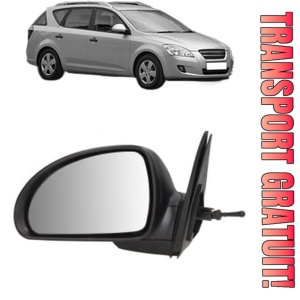 Oglinda Stanga KIA CEE'D SW (ED) din 2007 - 2012, Auto, Reglaj manual, Completa