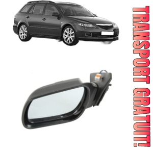 Oglinda Stanga MAZDA 6 Station Wagon (GY) din 2002 - 2008, Auto, Reglaj electric, Completa