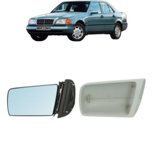Oglinda Stanga MERCEDES-BENZ C-CLASS (W202) din 1993 - 2000, Auto, Reglaj electric, Completa - Img 2