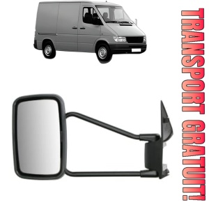 Oglinda Stanga MERCEDES-BENZ SPRINTER 2-t Van (B901, B902) din 1995 - 2006, Auto, Reglaj manual, Completa