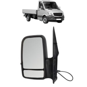 Oglinda Stanga MERCEDES-BENZ SPRINTER 3-t Platform/Chassis (B906) din 2006 - 2018, Auto, Reglaj manual, Completa - Img 2