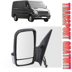 Oglinda Stanga MERCEDES-BENZ SPRINTER 4,6-t Van (B906) din 2006 - 2018, Auto, Reglaj manual, Completa