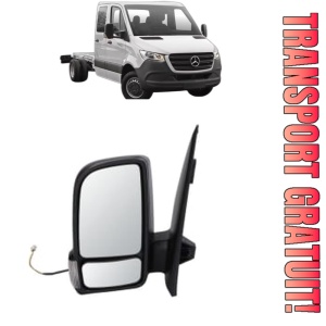 Oglinda Stanga MERCEDES-BENZ SPRINTER 4-t Platform/Chassis (B907, B910) din 2018 - 2024, Auto, Reglaj manual, Completa
