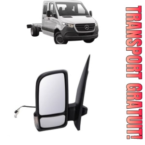 Oglinda Stanga MERCEDES-BENZ SPRINTER 4-t Platform/Chassis (B907, B910) din 2018 - 2024, Auto, Reglaj electric, Completa