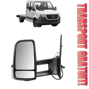 Oglinda Stanga MERCEDES-BENZ SPRINTER 4-t Platform/Chassis (B907, B910) din 2018 - 2024, Auto, Reglaj electric, Completa