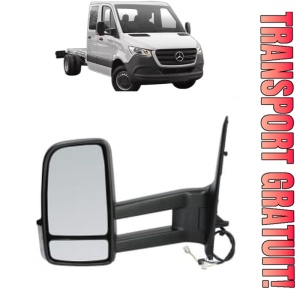 Oglinda Stanga MERCEDES-BENZ SPRINTER 4-t Platform/Chassis (B907, B910) din 2018 - 2024, Auto, Reglaj electric, Completa