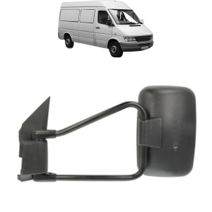 Oglinda Stanga MERCEDES-BENZ SPRINTER 4-t Van (B904) din 1995 - 2006, Auto, Reglaj manual, Completa - Img 2