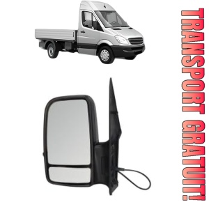 Oglinda Stanga MERCEDES-BENZ SPRINTER 5-t Platform/Chassis (B906) din 2006 - 2019, Auto, Reglaj manual, Completa