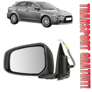 Oglinda Stanga MITSUBISHI LANCER VIII Sportback (CX_A) din 2008 - 2010, Auto, Reglaj electric, Completa