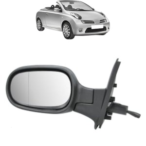 Oglinda Stanga NISSAN MICRA C+C III (K12) din 2005 - 2010, Auto, Reglaj mecanic, Completa - Img 2