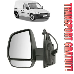 Oglinda Stanga OPEL COMBO Box Body/MPV din 2001 - 2012, Auto, Reglaj mecanic, Completa