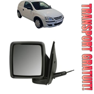Oglinda Stanga OPEL CORSA C Hatchback Van (X01) din 2000 - 2012, Auto, Reglaj mecanic, Completa
