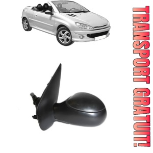 Oglinda Stanga PEUGEOT 206 CC (2D) din 2000 - 2007, Auto, Reglaj mecanic, Completa