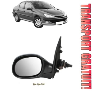 Oglinda Stanga PEUGEOT 206 Saloon din 2007 - 2008, Auto, Reglaj mecanic, Completa