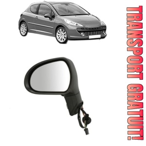 Oglinda Stanga PEUGEOT 207 (WA_, WC_) din 2006 - 2015, Auto, Reglaj electric, Completa