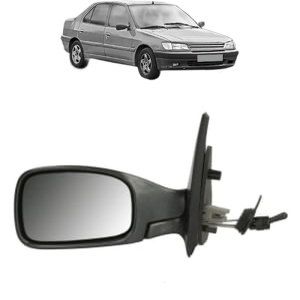 Oglinda Stanga PEUGEOT 306 (7B, N3, N5) din 1994 - 2001, Auto, Reglaj mecanic, Completa - Img 2