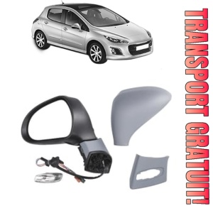 Oglinda Stanga PEUGEOT 308 I (4A_, 4C_) din 2007 - 2015, Auto, Reglaj electric, Completa