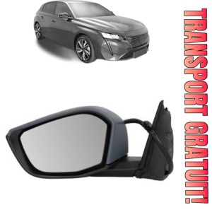 Oglinda Stanga PEUGEOT 308 III (FB_, FH_, FP_, F3_, FM_) din 2021 - 2023, Auto, Reglaj electric, Completa