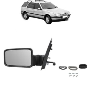 Oglinda Stanga PEUGEOT 405 I Break (15E) din 1988 - 1992, Auto, Reglaj mecanic, Completa - Img 2