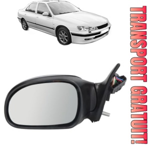 Oglinda Stanga PEUGEOT 406 (8B) din 1995 - 2004, Auto, Reglaj electric, Completa