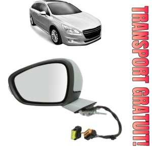 Oglinda Stanga PEUGEOT 508 SW Estate Van (8E_) din 2011 - 2018, Auto, Reglaj electric, Completa