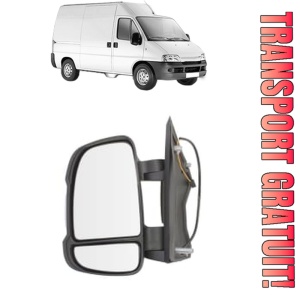 Oglinda Stanga PEUGEOT BOXER din 1994 - 2023, Auto, Reglaj manual, Completa
