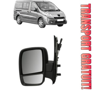 Oglinda Stanga PEUGEOT EXPERT TEPEE (VF3X_) din 2007 - 2016, Auto, Reglaj manual, Completa