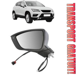 Oglinda Stanga SEAT ATECA (KH7, KHP) din 2016 - 2021, Auto, Reglaj electric, Completa