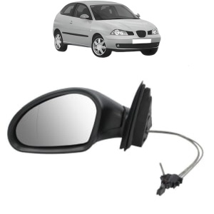 Oglinda Stanga SEAT IBIZA III (6L1) din 2002 - 2009, Auto, Reglaj mecanic, Completa - Img 2