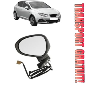 Oglinda Stanga SEAT IBIZA IV (6J5, 6P1) din 2008 - 2017, Auto, Reglaj electric, Completa