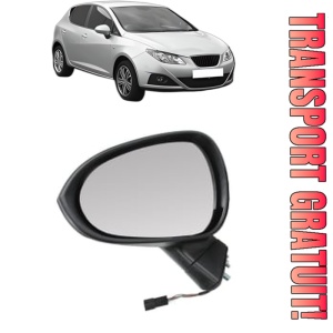Oglinda Stanga SEAT IBIZA IV (6J5, 6P1) din 2008 - 2017, Auto, Reglaj electric, Completa