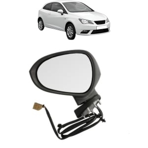 Oglinda Stanga SEAT IBIZA IV SC (6J1, 6P5) din 2008 - 2016, Auto, Reglaj electric, Completa - Img 2