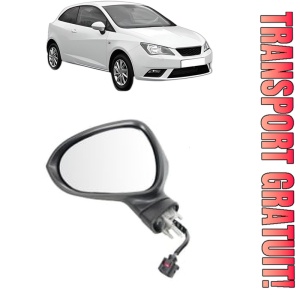 Oglinda Stanga SEAT IBIZA IV SC (6J1, 6P5) din 2008 - 2016, Auto, Reglaj electric, Completa