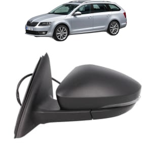 Oglinda Stanga SKODA OCTAVIA III Combi (5E5, 5E6) din 2012 - 2020, Auto, Reglaj electric, Completa - Img 2