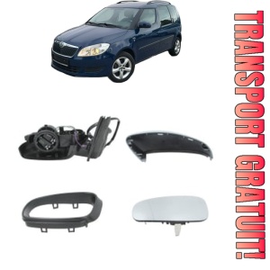Oglinda Stanga SKODA ROOMSTER din 2006 - 2015, Auto, Reglaj electric, Completa