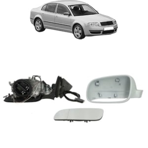 Oglinda Stanga SKODA SUPERB I (3U4) din 2001 - 2008, Auto, Reglaj electric, Completa - Img 2