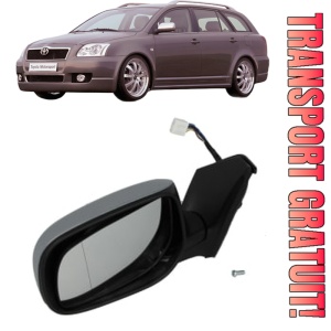 Oglinda Stanga TOYOTA AVENSIS Estate (_T25_) din 2003 - 2008, Auto, Reglaj electric, Completa