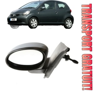 Oglinda Stanga TOYOTA AYGO Hatchback Van (_B1_) din 2005 - 2014, Auto, Reglaj mecanic, Completa