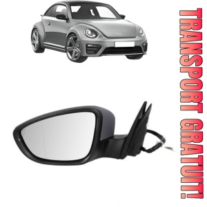 Oglinda Stanga Volkswagen BEETLE (5C1, 5C2) din 2011 - 2019, Auto, Reglaj electric, Completa