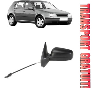 Oglinda Stanga Volkswagen GOLF IV (1J1) din 1997 - 2007, Auto, Reglaj mecanic, Completa