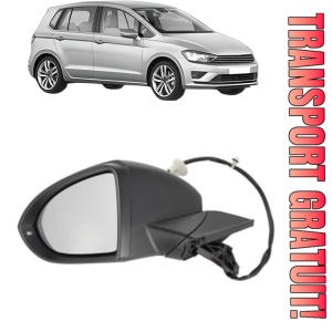 Oglinda Stanga Volkswagen GOLF SPORTSVAN VII (AM1, AN1) din 2014 - 2020, Auto, Reglaj electric, Completa