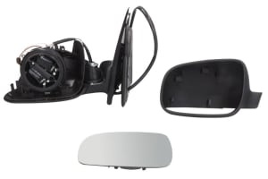 Oglinda Stanga Volkswagen LUPO I (6X1, 6E1) din 1998 - 2005, Auto, Reglaj electric, Completa - Img 3