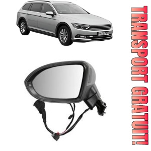 Oglinda Stanga Volkswagen PASSAT ALLTRACK B8 Variant (3G5, CB5) din 2015 - 2024, Auto, Reglaj electric, Completa